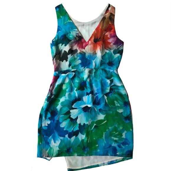 Yumi Kim Silk Floral Dress Size SP - Picture 3 of 8